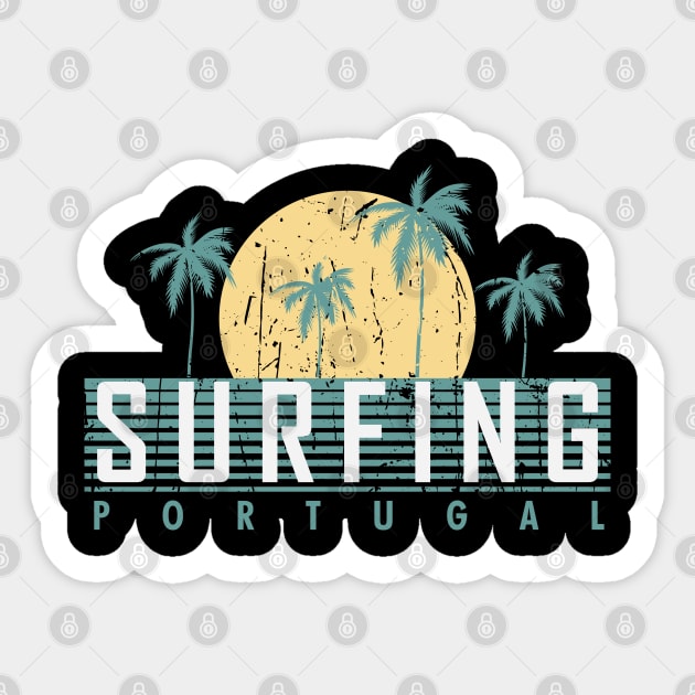 Portugal surf Sticker by SerenityByAlex